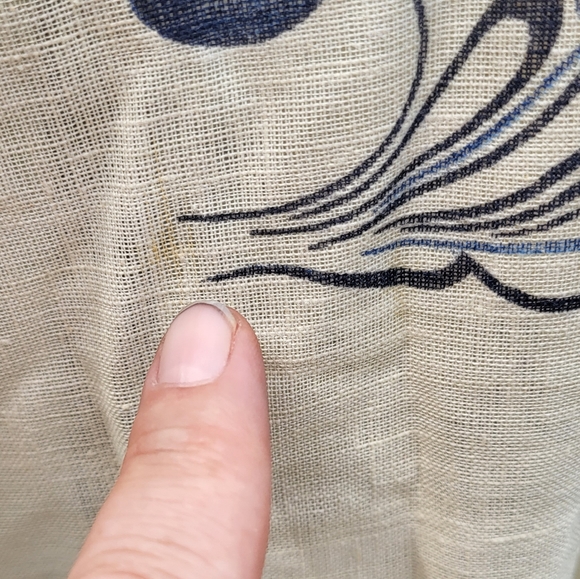 The Cottager for the Junior Cream and Blue Floral Vintage Maxi Dress - Picture 12 of 13